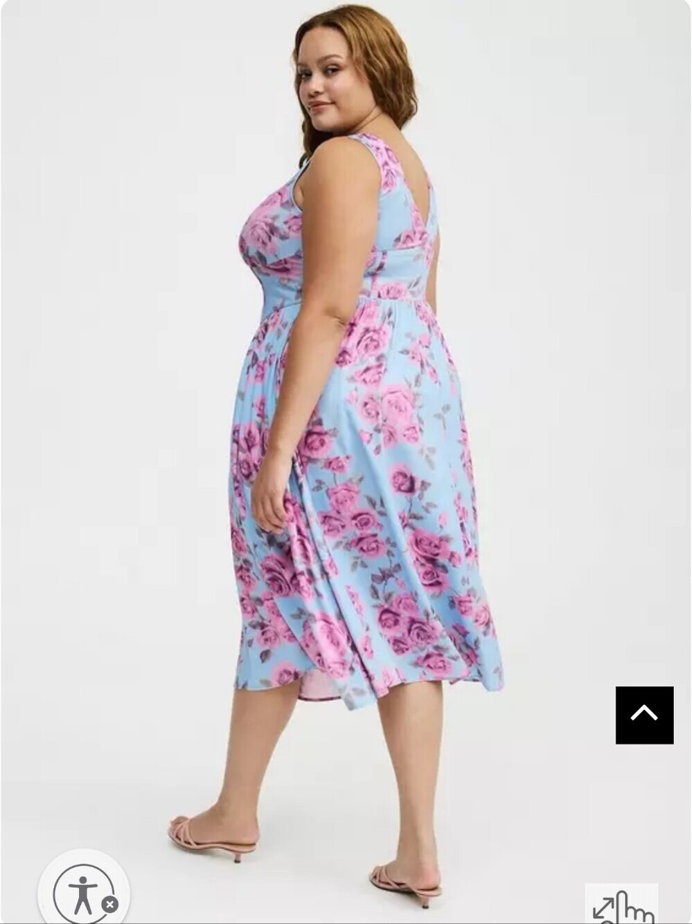 NWT TORRID SIZE 0 Corset Detail Midi Dress - Picture 2 of 6